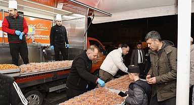 Kayseri Kocasinan'da ramazan bereketine 'İkram'lık tatlı