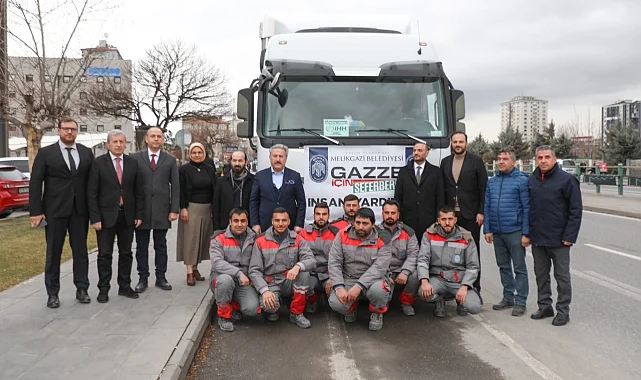 Kayseri Melikgazi'nin yardım eli Gazze'ye uzadı