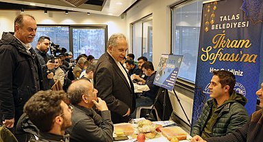 Kayseri Talas'ın 'İkram Sofrası' yeniden kuruluyor