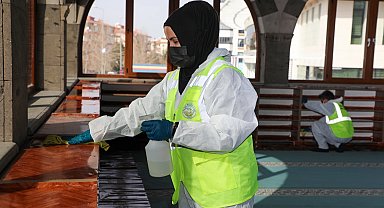 Kayseri Talas'ta camiler ramazana hazır