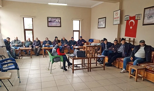 Kayseri Talas'ta çiftçiye eğitimler sürüyor