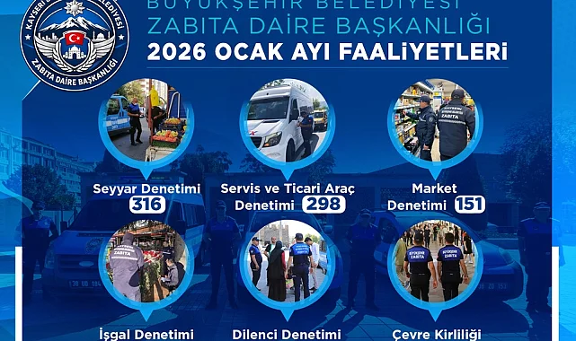 Kayseri zabıtasından hızlı başlangıç