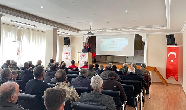 Kemaliye'de üreticilere B-Reçete Sistemi anlatıldı