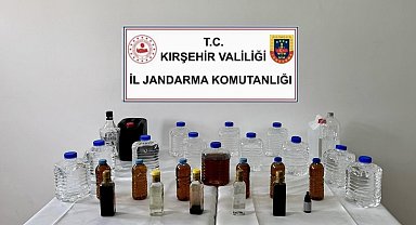 Kırşehir'de kaçak alkol operasyonu
