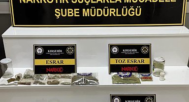 Kırşehir'de uyuşturucu operasyonu: 1 tutuklama