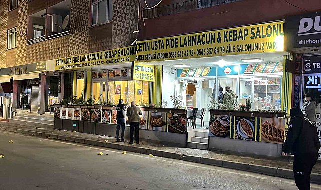 Kocaeli'de kebapçıya silahlı saldırının görüntüleri ortaya çıktı