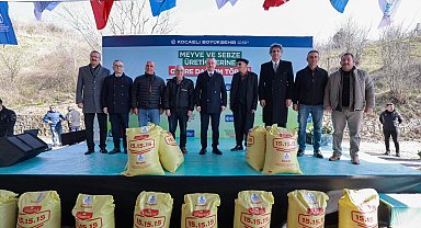 Kocaeli'de çiftçiye gübre desteği