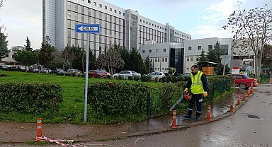 Kocaeli'de hastane bahçelerine Büyükşehir'den dokunuş