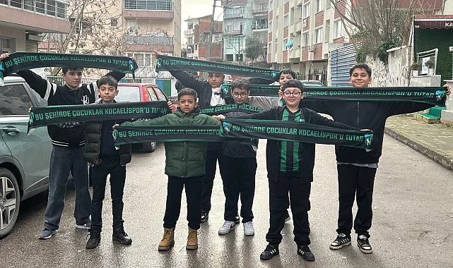 Kocaeli'de milyonları etkileyen o çocuklara büyük jest!
