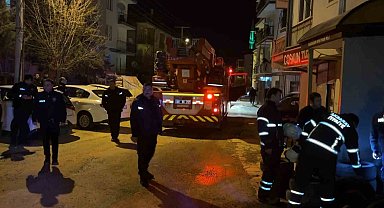 Kombiden çıkan yangın paniğe neden oldu