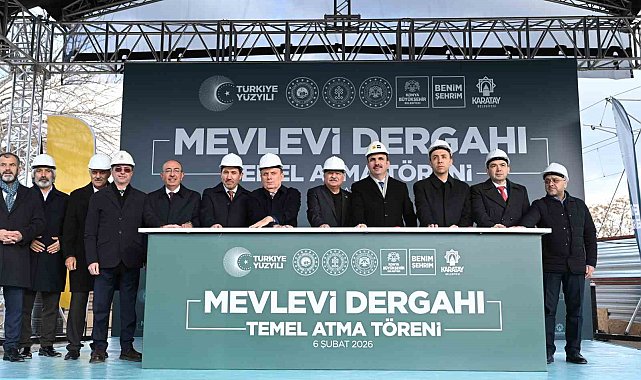 Konya Büyükşehir'in şehre kazandıracağı Mevlevi Dergahı'nın temeli atıldı
