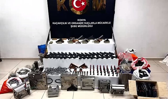 Konya'da yasa dışı silah operasyonu
