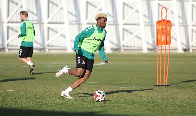Konyaspor, Galatasaray maçı hazırlıklarını sürdürüyor