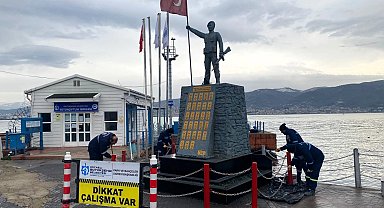 Körfez Şehitler Anıtı'nda bakım