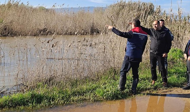 Köşk'te su altında kalan ve zarar gören ekili tarım alanları tespit edildi