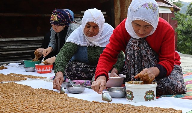 Köyde üretilen keş adeta bir enerji deposu