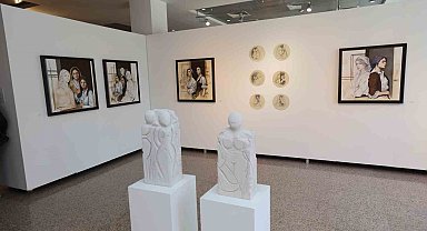 Küçükçekmece'de Zemin ve iz derindeki ses' sergisi açıldı