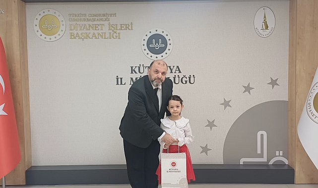 Kütahya'da 4-6 yaş Kur'an Kursu öğrencileri İstiklal Marşı Yarışması'nda dereceye girdi