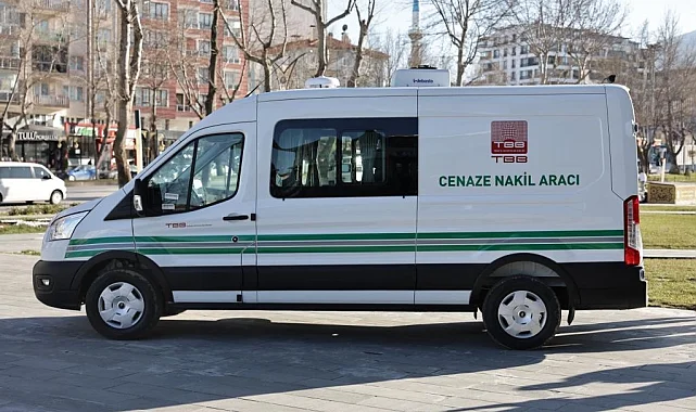 Kütahya'ya TBB'den cenaze nakil aracı hibesi