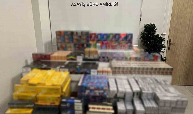 Maltepe'de kaçakçılık operasyonu: Bin 201 elektronik sigara, 4 bin 80 sigara ve 365 puro ele geçirildi