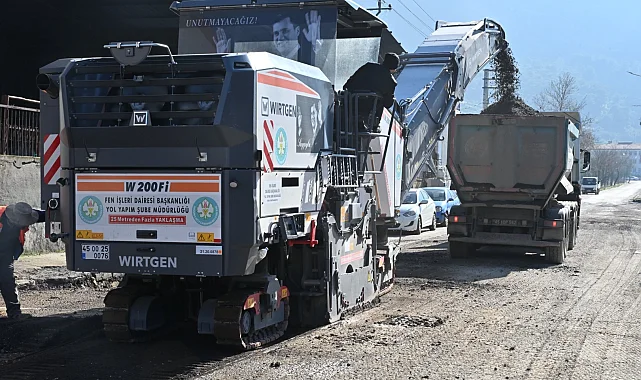 Manisa Büyükşehir kendi asfaltını kullanmaya başladı