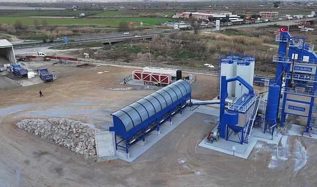 Manisa Büyükşehir'den asfalt hamlesi.. 2026 hedefi 120 bin ton
