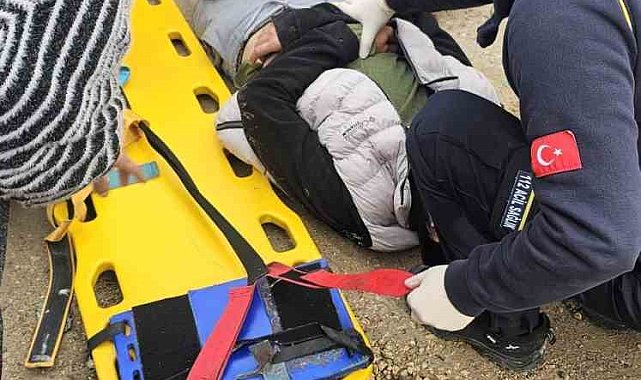 Mardin'de motosiklet ile minibüs çarpıştı: 1 yaralı