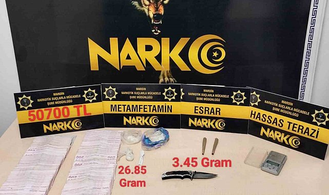 Mardin'de uyuşturucu operasyonunda 3 şüpheli yakalandı