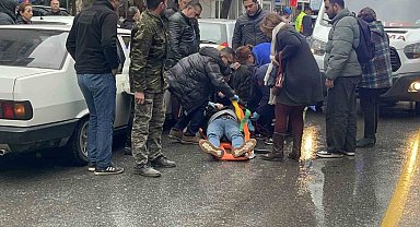 Menteşe'de otomobil yaya çarptı: 1 yaralı