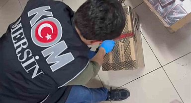 Mersin'de 459 adet kaçak parfüm ele geçirildi