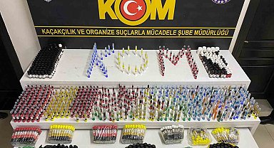 Mersin'de depoya baskın binlerce litre kaçak alkol ele geçirildi: 1 tutuklama