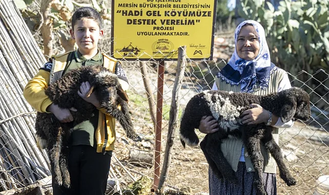 Mersin'de "Hadi Gel Köyümüze Destek Verelim" projesi