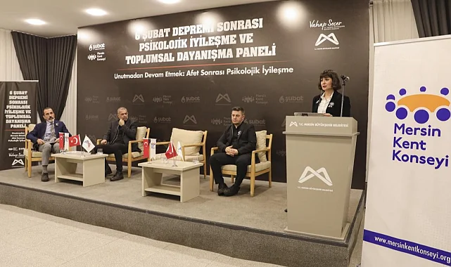 Mersin'de "Psikolojik İyileşme Ve Toplumsal Dayanışma Paneli" düzenlendi