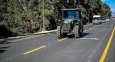 Mersin'de yol iyileştirme çalışmaları sürüyor