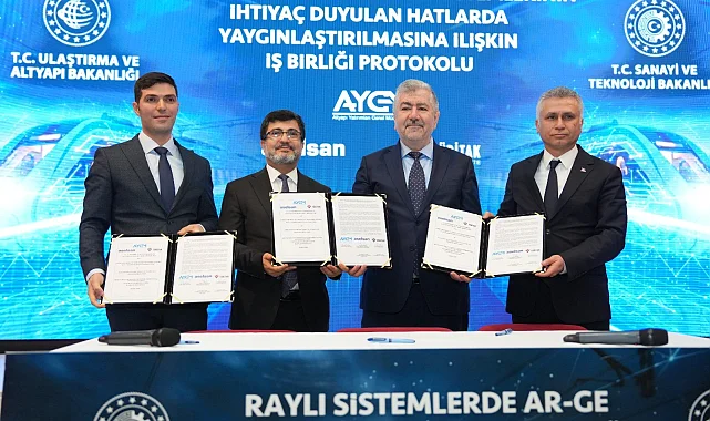 Metro sinyalizasyonunda yerli hamle... Üçlü protokol imzalandı