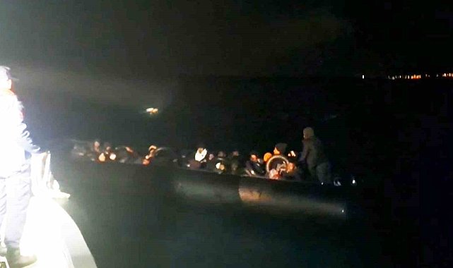 Milas'ta 3'ü çocuk 37 düzensiz göçmen yakalandı