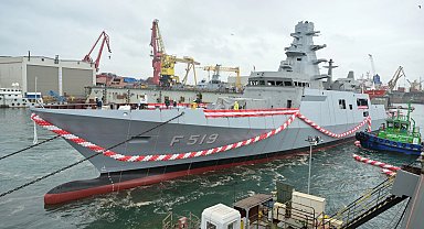 MİLGEM sınıfı AKDENİZ fırkateyni denizle buluştu... Mavi Vatan'a yeni güç