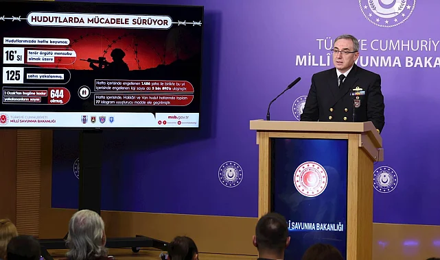 MSB'de son 1 hafta: 5 terörist teslim oldu, hudutlarda 125 kişi yakalandı