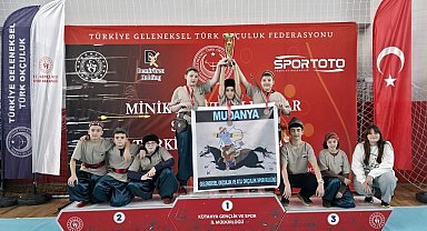 Mudanyalı minik okçulardan Türkiye derecesi