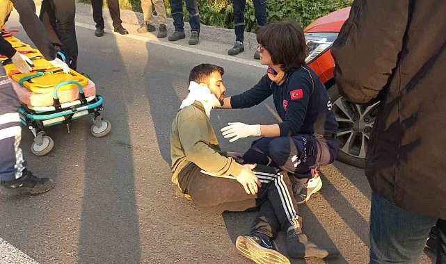 Muratlı'da trafik kazası: 1 yaralı