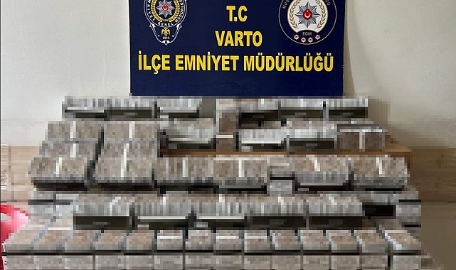 Muş'ta kaçak sigara operasyonu: Bin 766 paket ve 35 bin makaron ele geçirildi