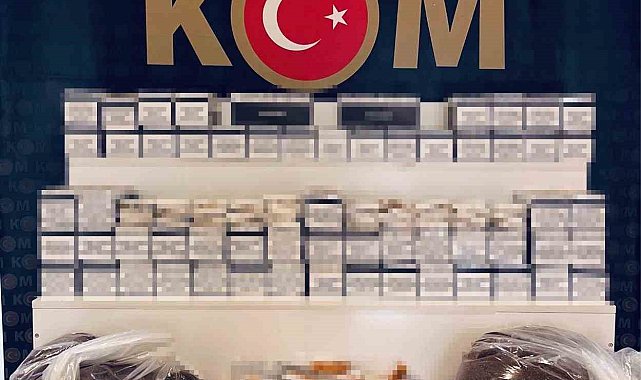 Muş'ta kargo ile kaçak tütün sevkiyatı polise takıldı