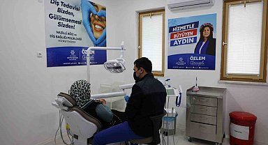 Nazilli Ağız ve Diş Sağlığı Polikliniği'ne vatandaşlardan yoğun ilgi