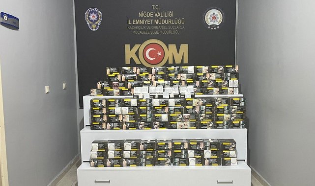 Niğde'de kaçak tütün operasyonu: 2 şüpheli yakalandı