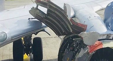 Nijerya'da motorundan patlama sesi yükselen yolcu uçağı acil iniş yaptı