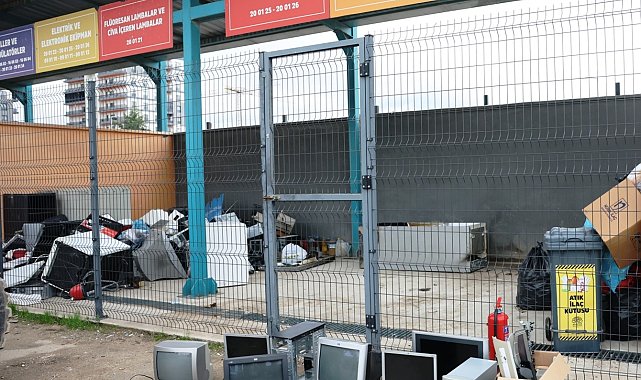 Nilüfer'de elektronik atıklar kontrollü şekilde toplanıyor