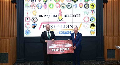 Onikişubat Belediyesi'nden amatör spora destek