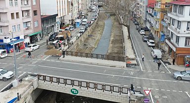 Ordu Altınordu'da yenilenen köprü ulaşıma açıldı