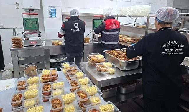 Ordu Büyükşehir'den 19 ilçede gönül sofrası