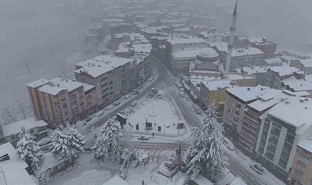 Ordu'nun yükseklerinde kar yağışı